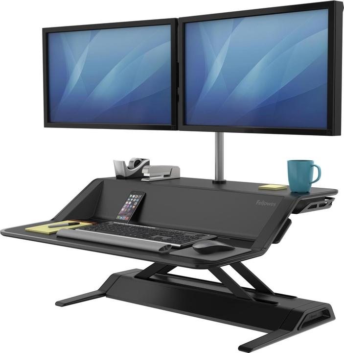Actual product image Fellowes Lotus sitting/standing workstation