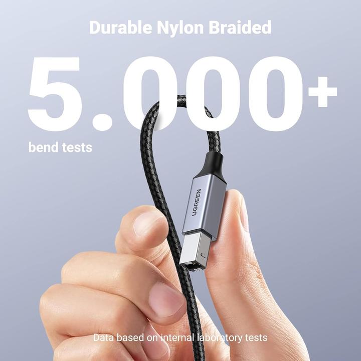 Produktbild Ugreen USB C — USB B (3 m, USB 2.0)