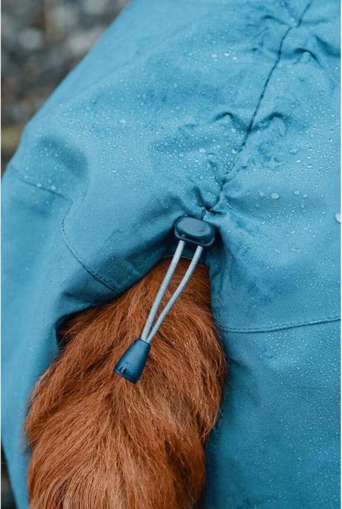 Actual product image Hurtta Monsoon raincoat dark grey (65, M, L, Dog raincoat)