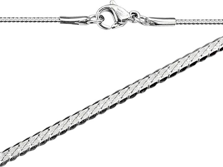Produktbild Star Piercing Kette flach silber (ohne Messing, Chirurgenstahl 316L)
