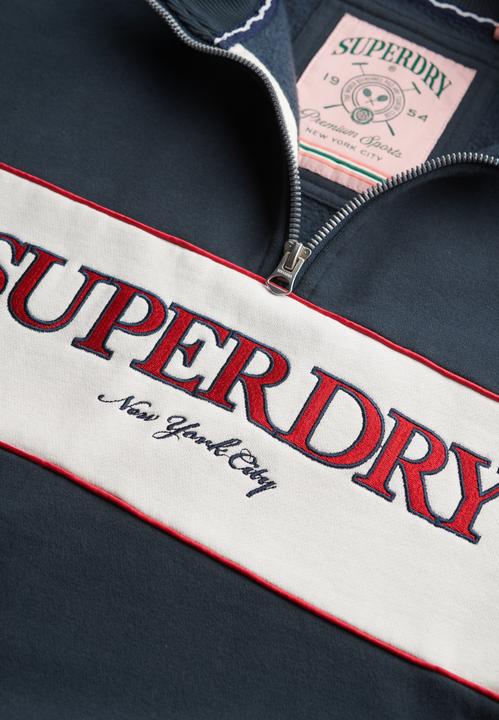 Immagine prodotto Superdry Lockere Country Club Kapuzenjacke mit halblangem Reissverschluss (10XL)