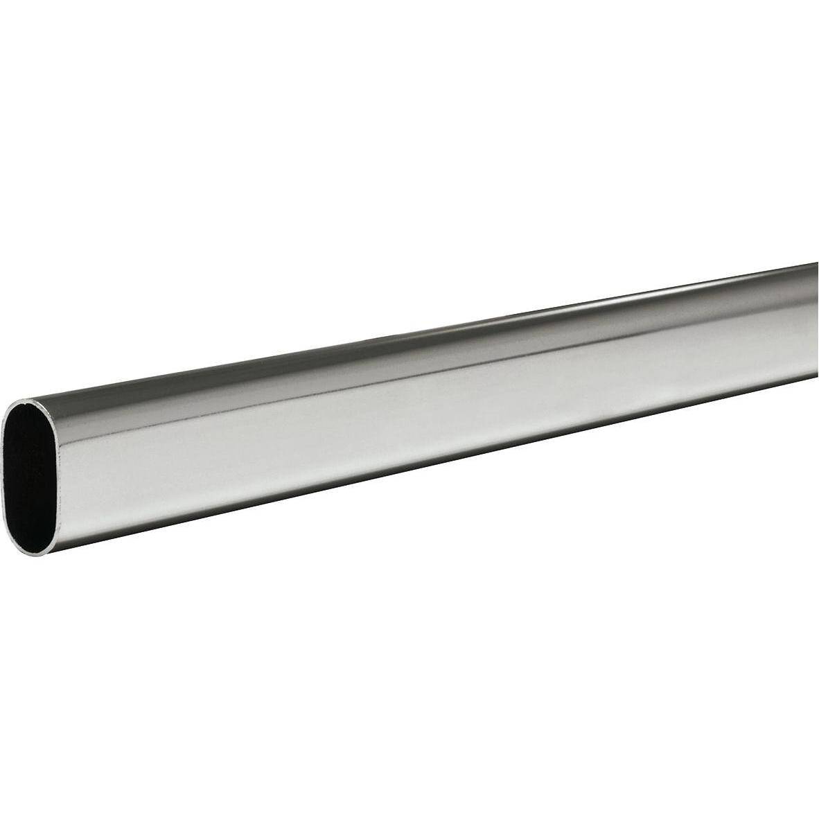 Grimme, Möbelausstattung, Schrankrohr oval 1000 mm Stärke 1,2 mm Stahl verchromt (1 Stk.)