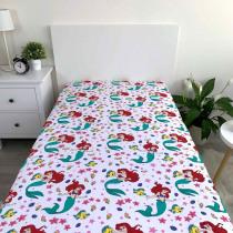 Produktbild Tinisu Arielle Disney Spannbettlaken - 90x200 cm Bettbezug Einzelbett Matratzenbezug