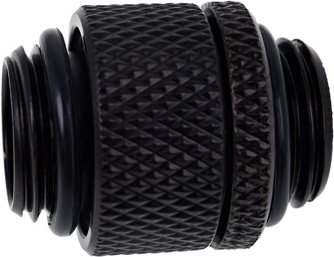 Actual product image Alphacool Icicle double nipple rotatable G1/4 ET to G1/4 ET