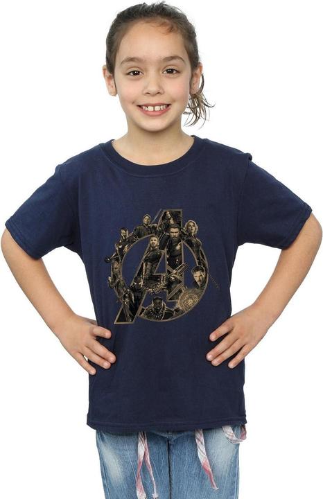 Produktbild Avengers Infinity War Logo TShirt Mädchen (128)
