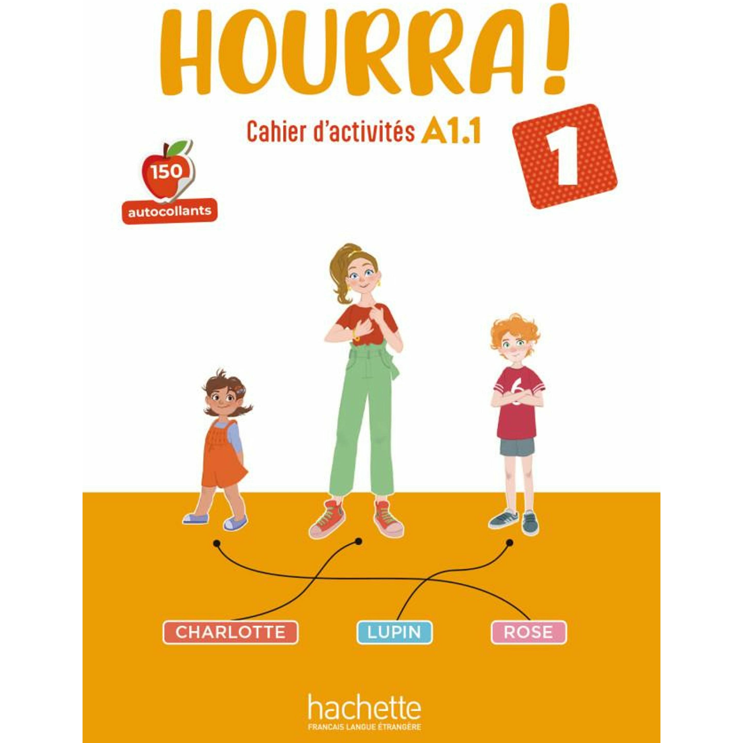 Denisot:Hourra! 1, m. 1 Buch, m. 1 Bei, Schulbücher von Hugues Denisot