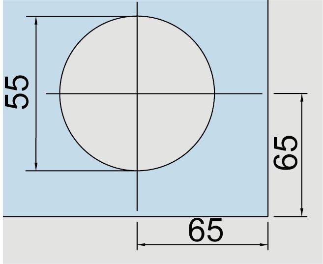 Image du produit Dormakaba Serrure d'angle PZ / complet, Alu argent (1 pcs)