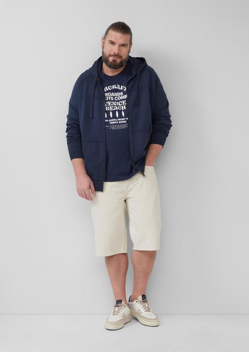 Immagine prodotto S.Oliver T-Shirt Baumwoll-T-Shirt mit Crewneck und Artwork (XXL)