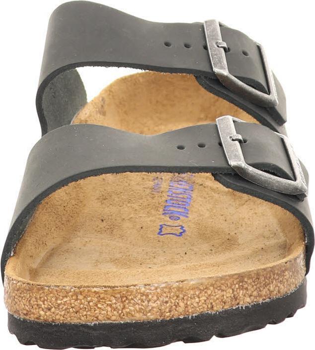 Actual product image Birkenstock Arizona Soft Bedding Greasy Leather Nubuck Normal (45)