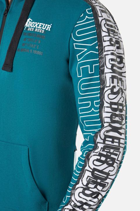Immagine prodotto Boxeur des Rues Zip integrale con cappuccio e stampe (M)