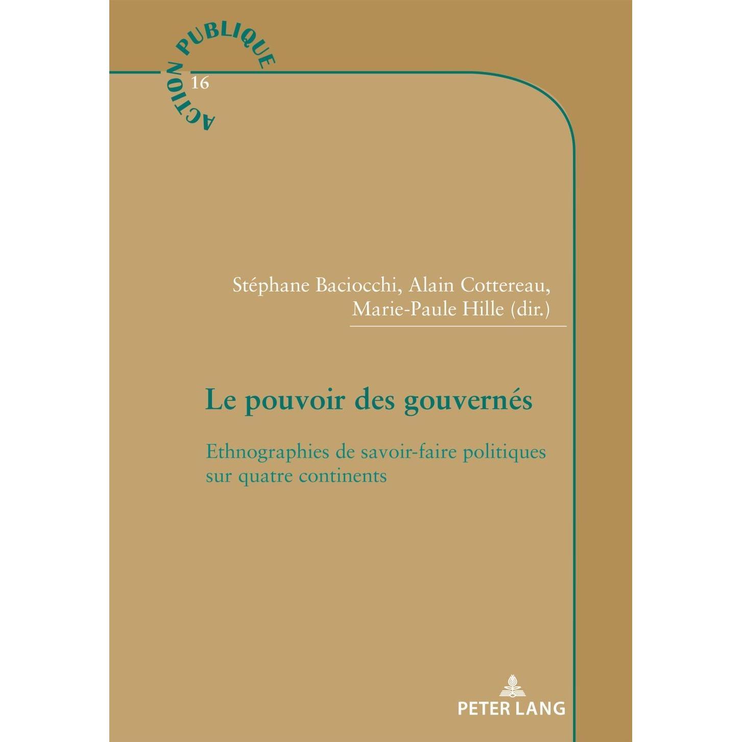 Le pouvoir des gouvernés, Sachbücher von Cottereau, Alain Baciocchi, Marie-Paule, Stphane Hille