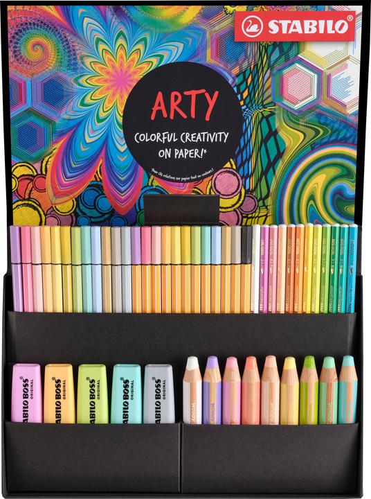 Actual product image STABILO Mixed Pastel Arty (Multicoloured, 50 x)