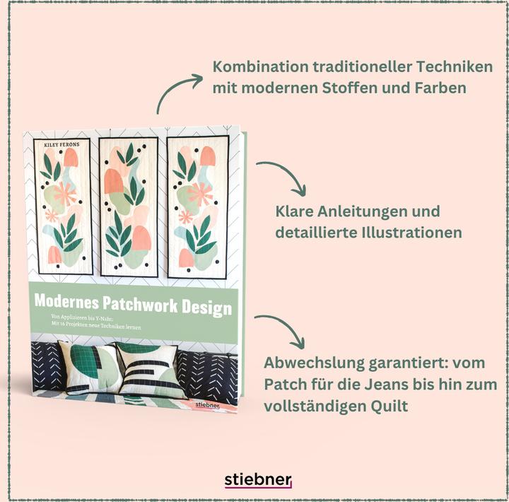 Produktbild Modernes Patchwork Design (Deutsch, Kiley Ferons, 2025)
