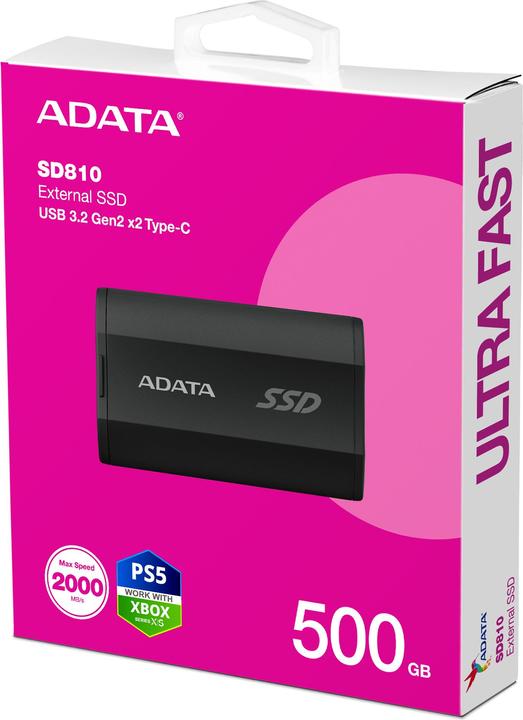 Actual product image Adata 500 GB SD810 External SSD (500 GB)