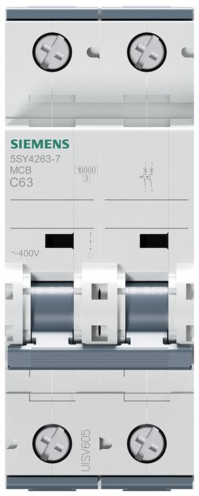 Produktbild Siemens Circuit breaker 400V 10kA 2P 63A