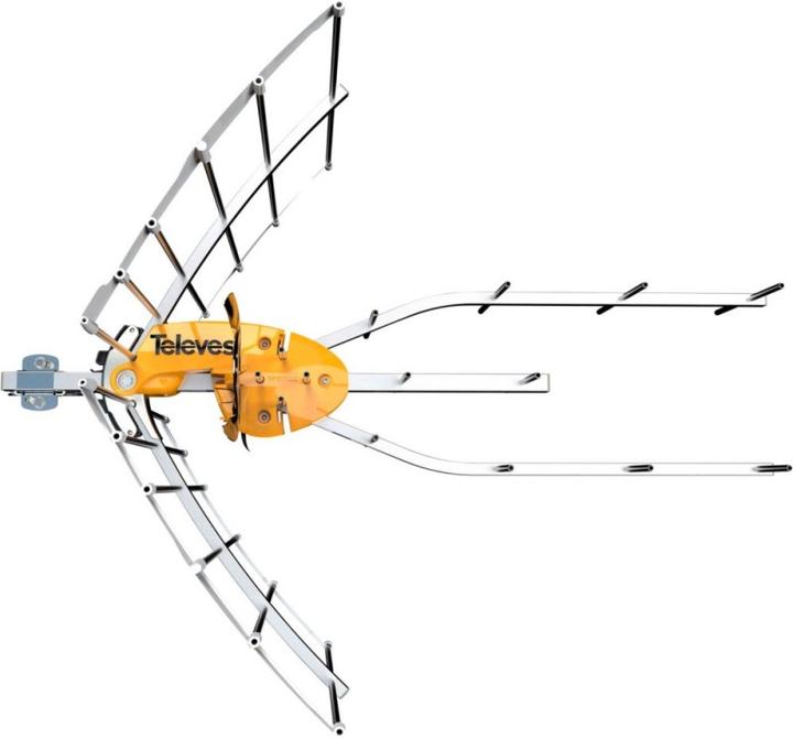 Actual product image Televes Antenna ELLIPSE UHF passive/active with power supply PS (Parabolic antenna, 40 dB, DVB-T / -T2)