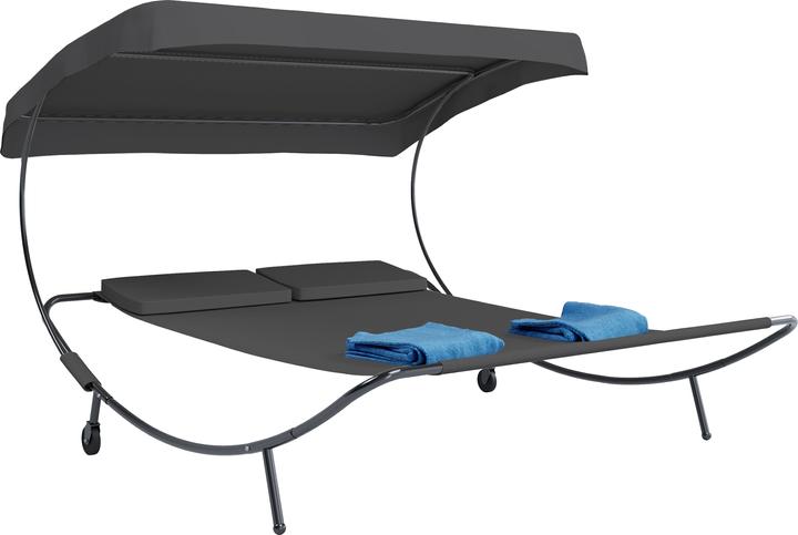 Actual product image VCM Double lounger garden lounger 2 people Bindox (200 cm)