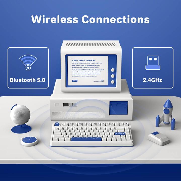 Actual product image Iqunix L80 Cosmic Traveller (CH, Cable, Wireless)