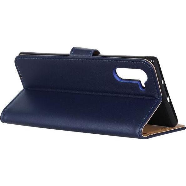 Thumbnail - MU Classic Classic II Leder Bookcover Series (Realme 6 Pro), Smartphone Hülle, Blau
