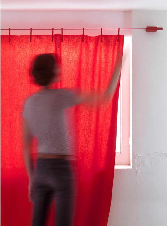 Actual product image Kvadrat Ready Made Curtain 20pcs Set Clips