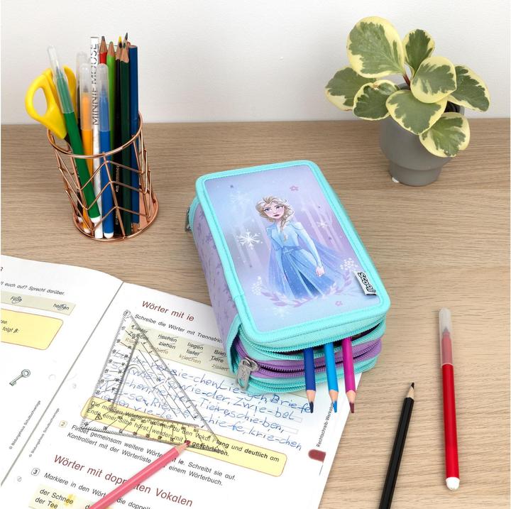 Actual product image Scooli Trippledecker Frozen Disney case
