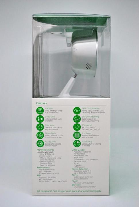 Actual product image Arlo Q Vmc3040 (1920 x 1080 Pixels)