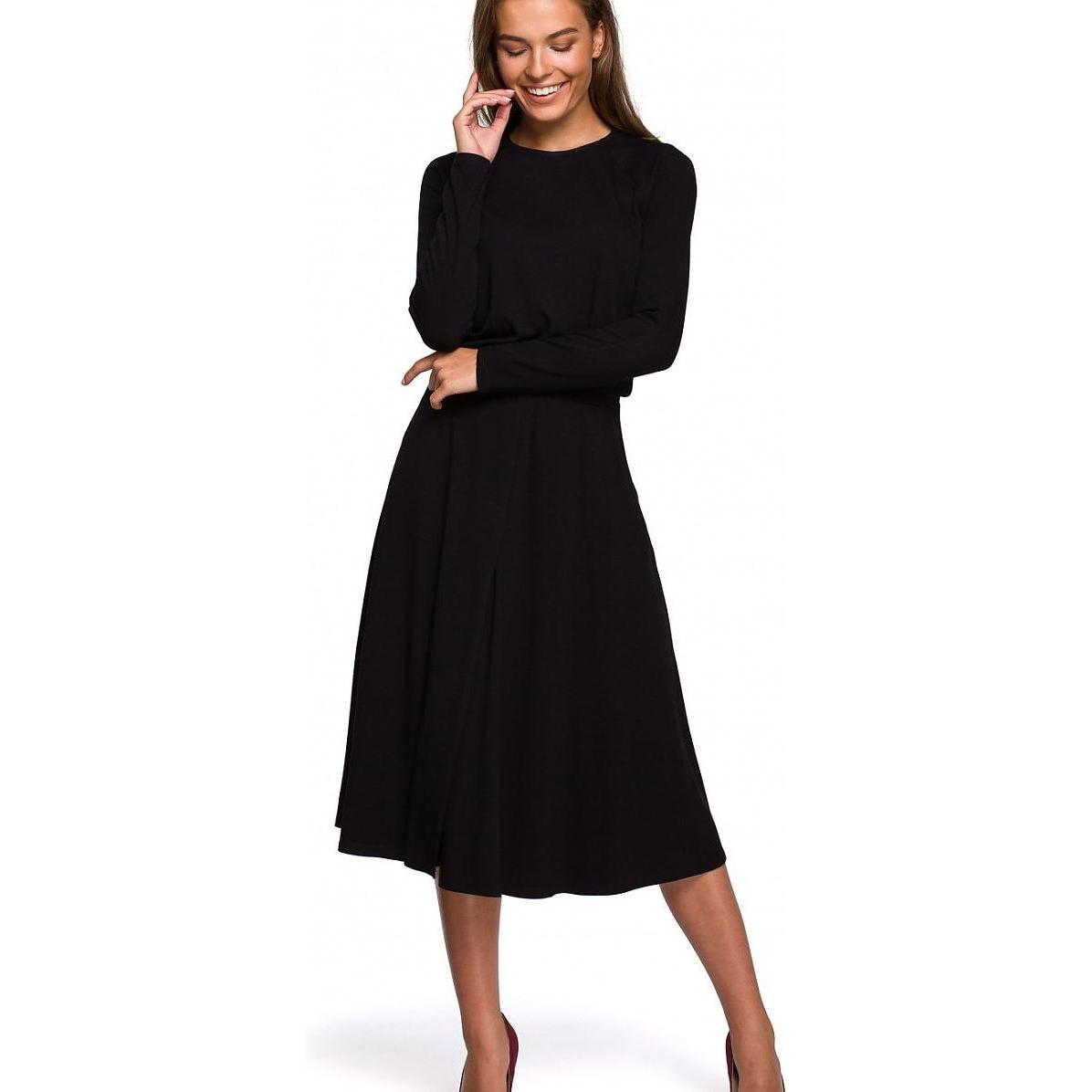 Stylove, Kleider, Alltagskleid, Schwarz, (XL)