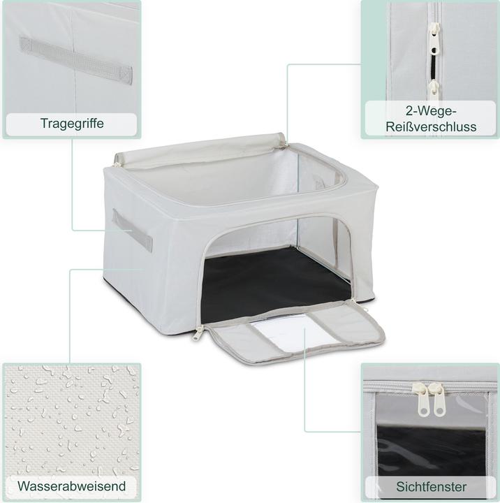 Actual product image Relaxdays 2x storage bag (40 cm, 2x)