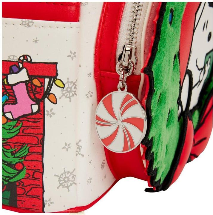 Actual product image Loungefly Peanuts by Mini Backpack Holiday