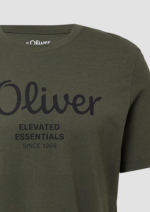 Actual product image S.Oliver T-Shirt Casual Bequem sitzend Logo T-Shirt (3XL)