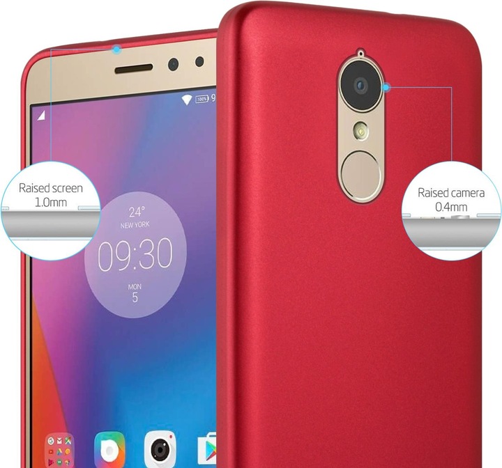 Produktbild Cadorabo TPU Matt Metallic Cover (lg K6, Lenovo K6 Power)