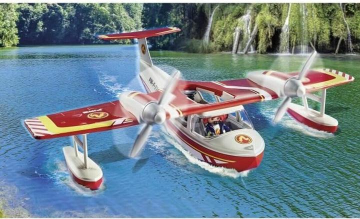 Actual product image Playmobil Fire-fighting aircraft with extinguishing function (71463)