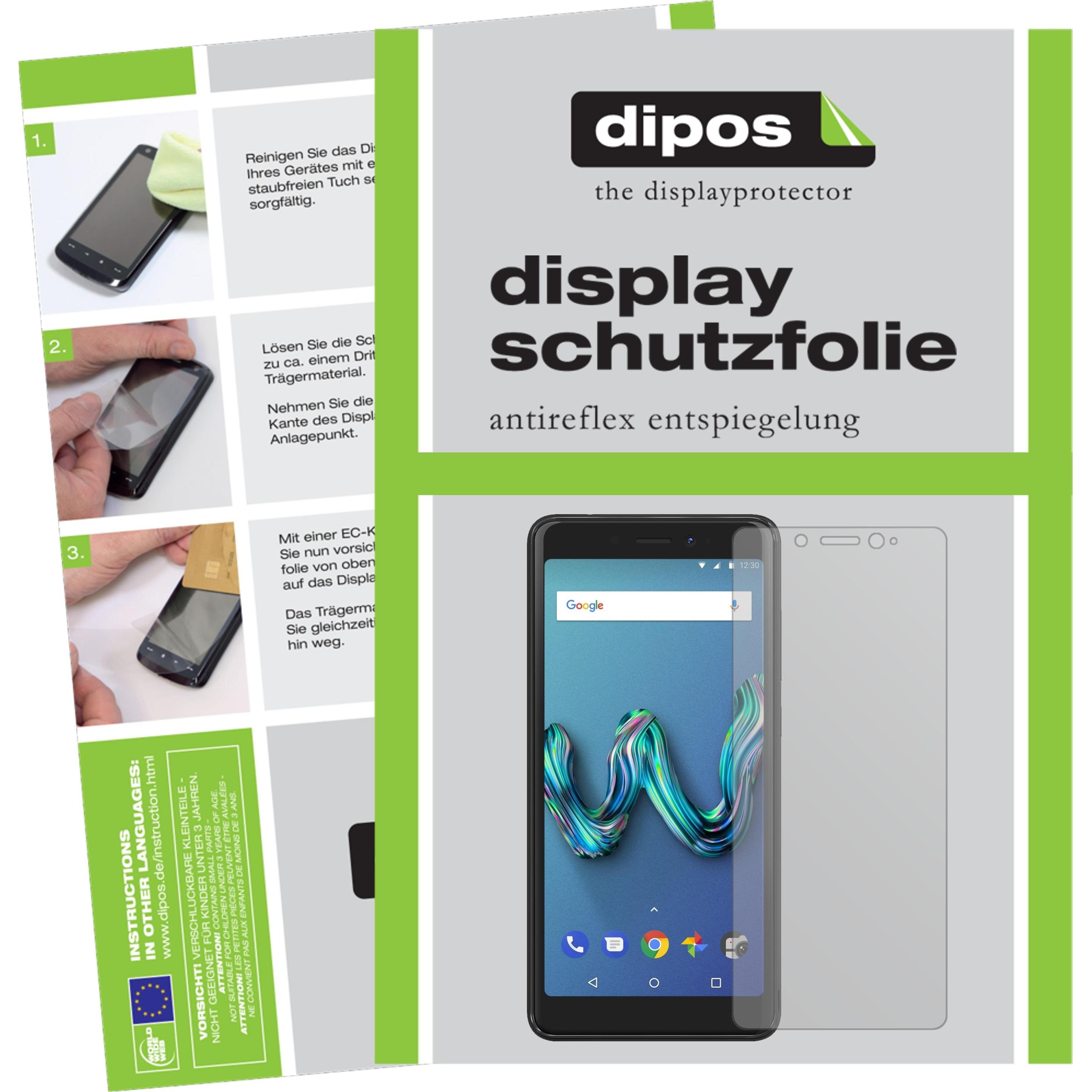 Dipos Displayschutzfolie Antireflex (1 Stück, Wiko Tommy 3), Smartphone Schutzfolie, Transparent
