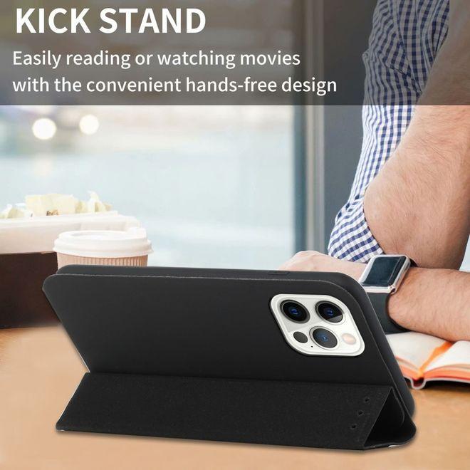 Actual product image MU Classic Triple fold leather book cover sleeve (Apple iPhone 13 Pro)
