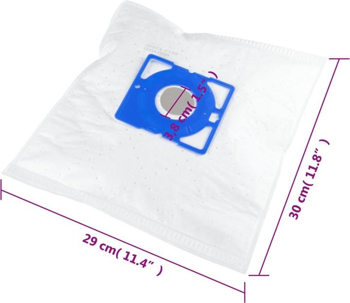 Actual product image vidaXL Staubsaugerbeutel (20x)