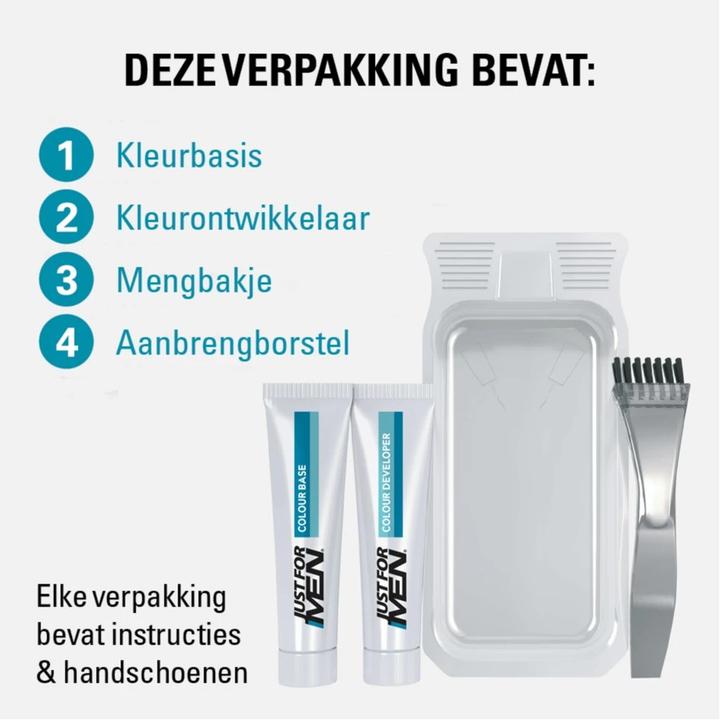 Produktbild Just For Men Brush-In-Color-Gel (Black)