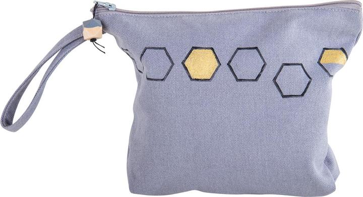 Produktbild Rayher Kosmetiktasche mit Reissverschluss, 22 x 17 cm, Grau