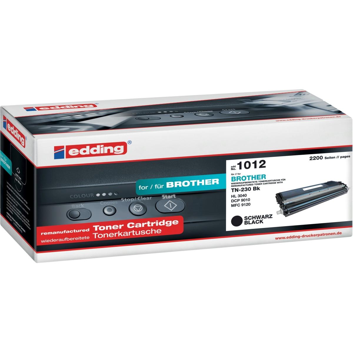 Edding, Toner, EDD-1012 - 2200 Seiten - Schwarz - 1 Stück(e) (BK)