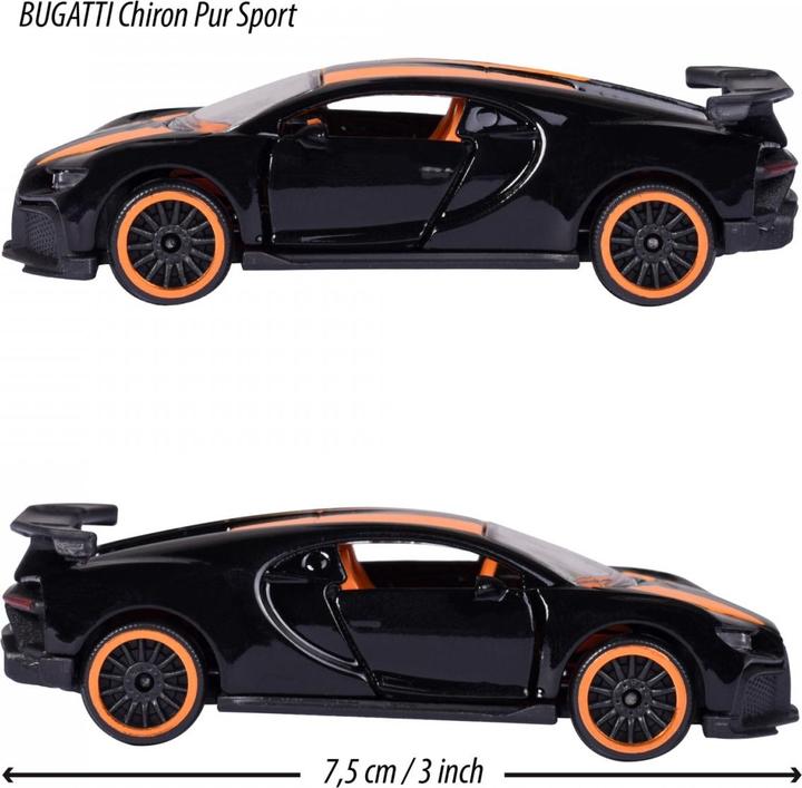 Image du produit Majorette Racing Bugatti Chiron Pur Sport, noir