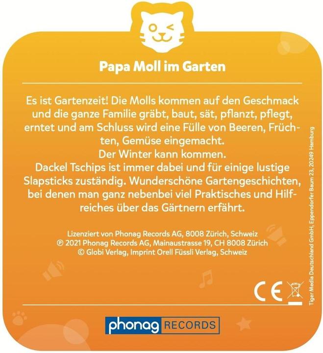 Produktbild Tigermedia tigercard - Papa Moll - Im Garten (Schweizerdeutsch)