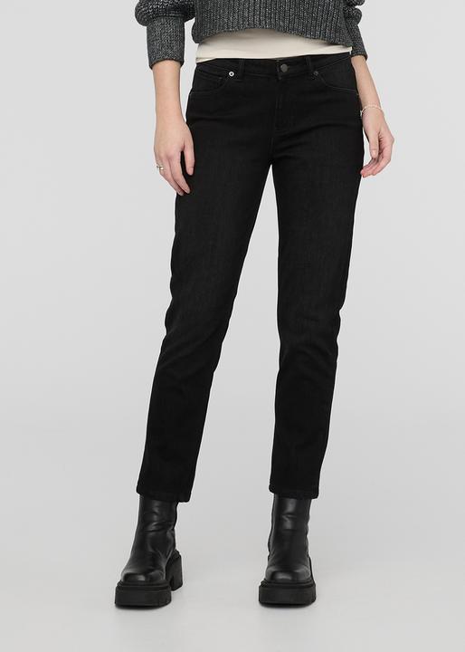 Produktbild Du/Er W Tech Fleece Denim Girlfriend Jean - Wash Black (26)