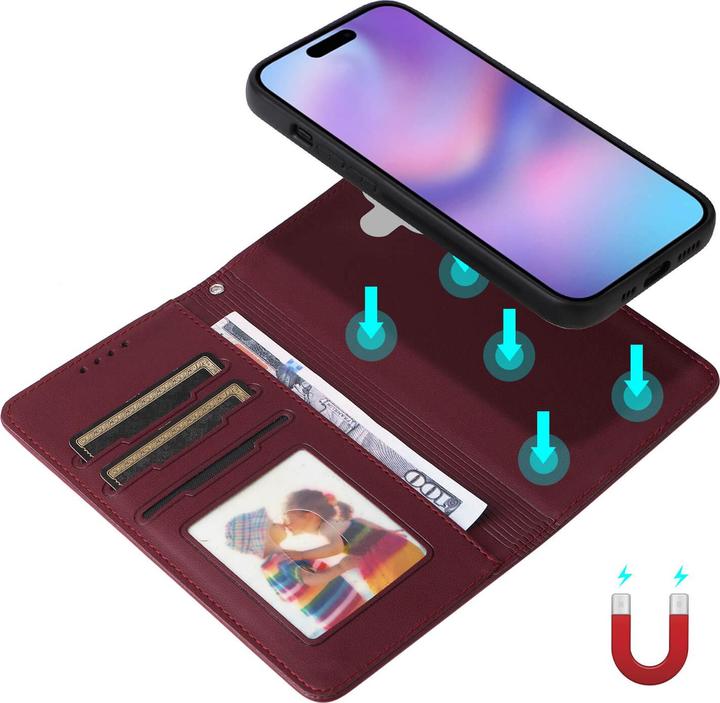 Produktbild Cover-Discount Teilbare Brieftasche 2-in-1 Handyhülle (Apple iPhone 17)