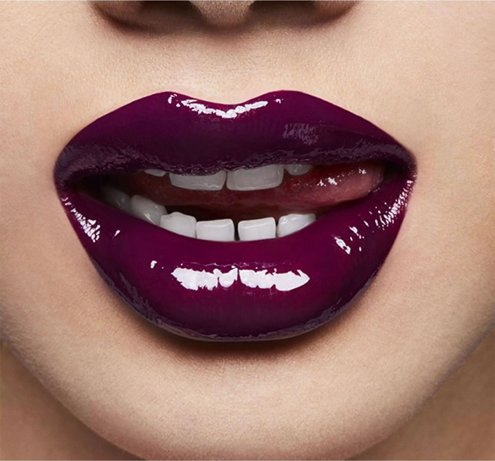 Actual product image MAC Cosmetics Patent Paint Lip Lacquer Patent Pleasure (vinly underground)