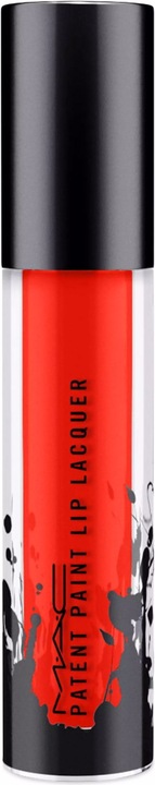 Actual product image MAC Cosmetics Patent Paint Lip Lacquer Patent Pleasure (Red enamel)