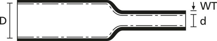 Actual product image HellermannTyton Shrink tubing with adhesive Sc (1 x)