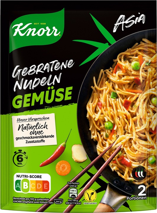 Produktbild Knorr Asiagebratene Nudelngemüse (125 g)