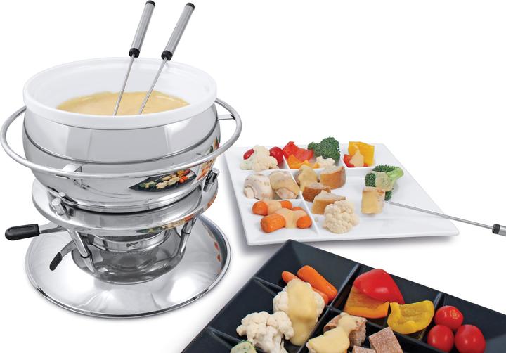 Produktbild Swissmar Fondue-Set All-in-One Züri (Fondue Bourguignonne, Käsefondue, Schokoladenfondue)