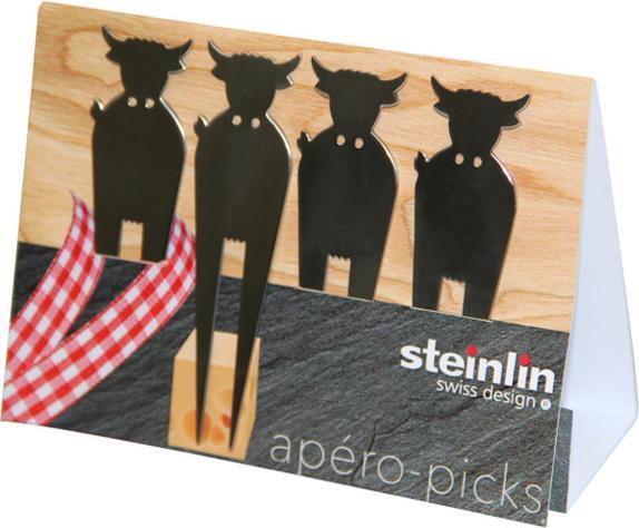 Image du produit Steinlin Apéropicks Cow Inox