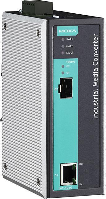 Actual product image Moxa IMC-101G-T-IEX