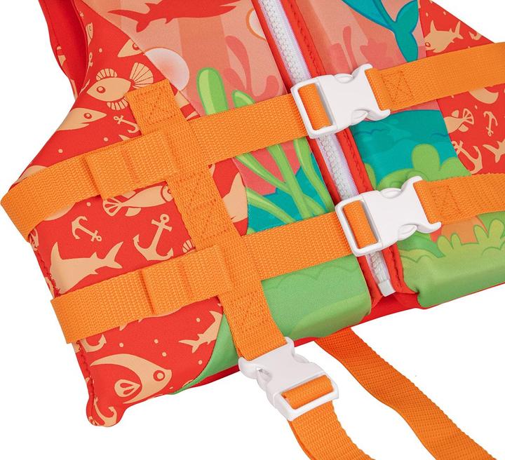 Immagine prodotto Bestway Giubbotto di salvataggio Puddle Jumper® tricheco con rivestimento in tessuto, 3-6 anni (19 - 30 kg)